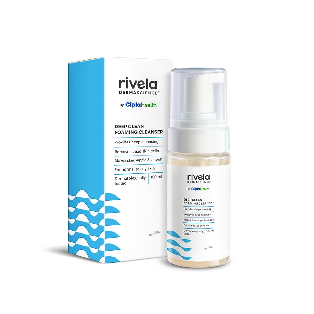 Rivela Dermascience Deep Clean Foaming Cleanser 100 ML | Salicylic & Glycolic Acid