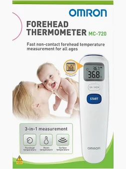 OMRON FOREHEAD THERMOMETER MC -720
