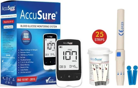 AccuSure Sensor 4th Gen Glucometer