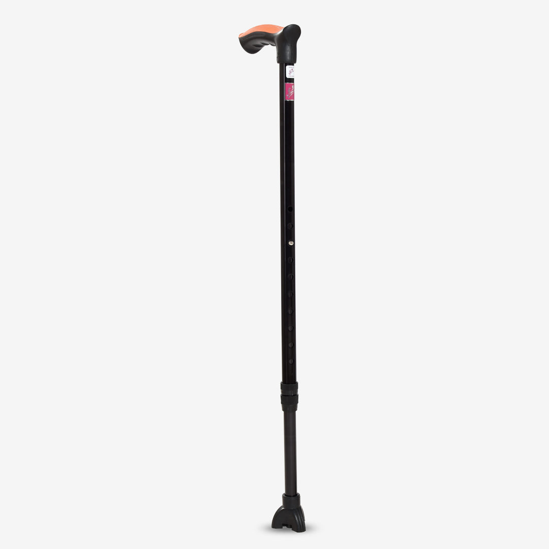 Flamingo Walking Stick with Tri-Leg Base | Adjustable Aluminum Tripod Walking Cane with Anti-Slip Base | Mobility Aid for Elderly, Rehabilitation & Balance Support
