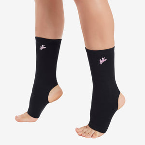 Flamingo Compression Anklet Size S | Elastic Ankle Support for Ankle Pain, Sprain, Swelling, Sports & Daily Use | Beige