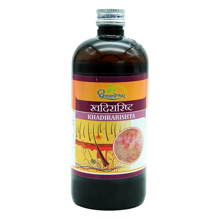 Dhootapapeshwar Khadirarishta 450ml | Ayurvedic Liver & Skin Health Tonic