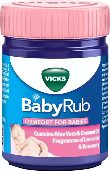 Vicks BabyRub 50 ml | Gentle Baby Rub for Soothing Comfort