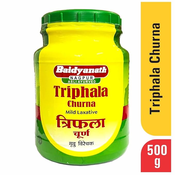 Baidyanath Asli Ayurved Triphala Churna 500 g | Ayurvedic Digestive & Gastrointestinal Wellness Support