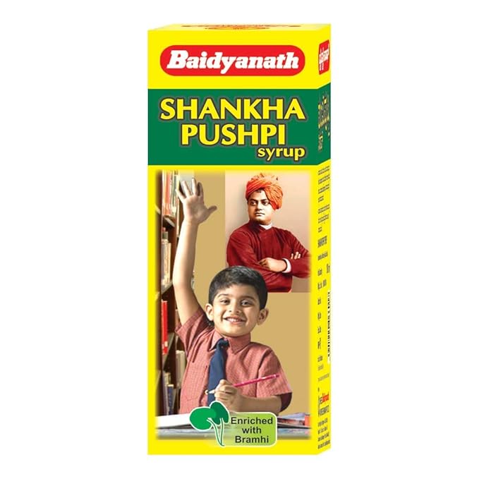 Baidyanath Asli Ayurved Shankhapushpi Syrup 450 ml | Ayurvedic Memory & Mental Wellness Support