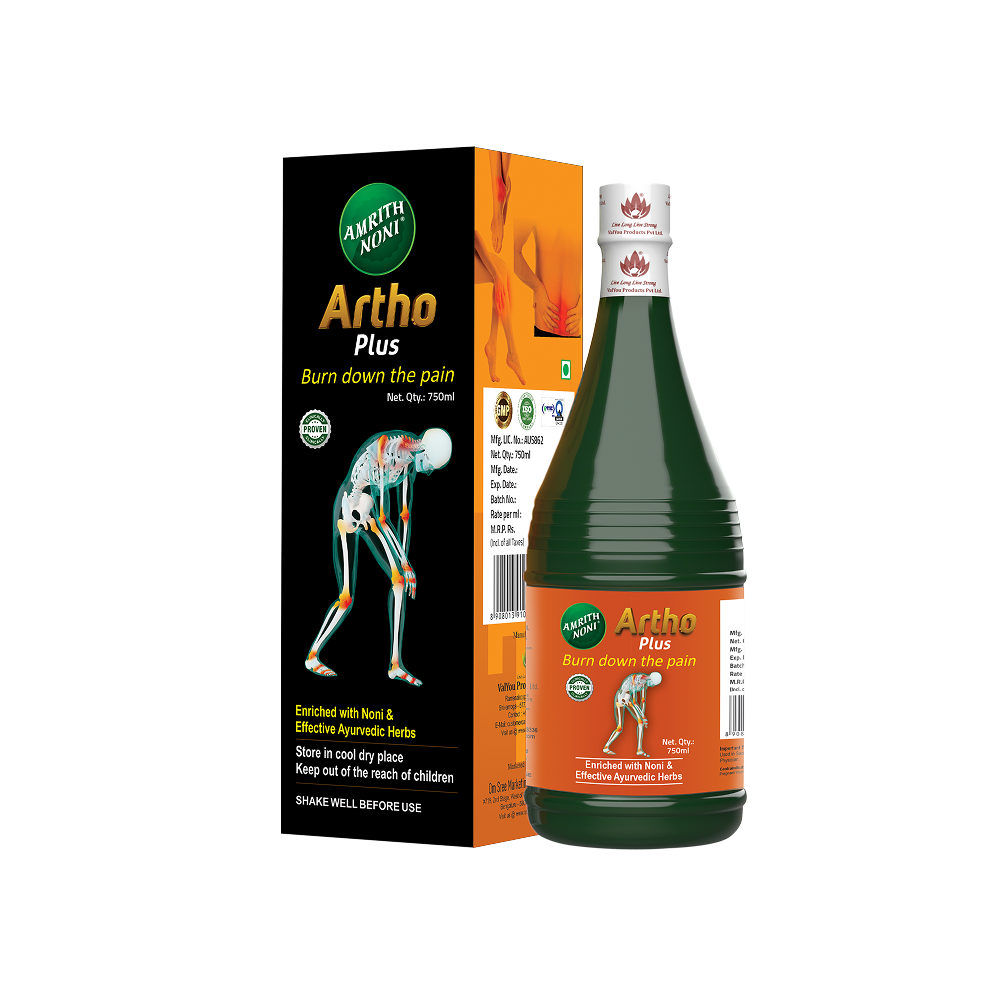 Amrith Noni Artho Plus | Syrup | 750 ml | Ayurvedic Joint & Muscle Comfort Formula