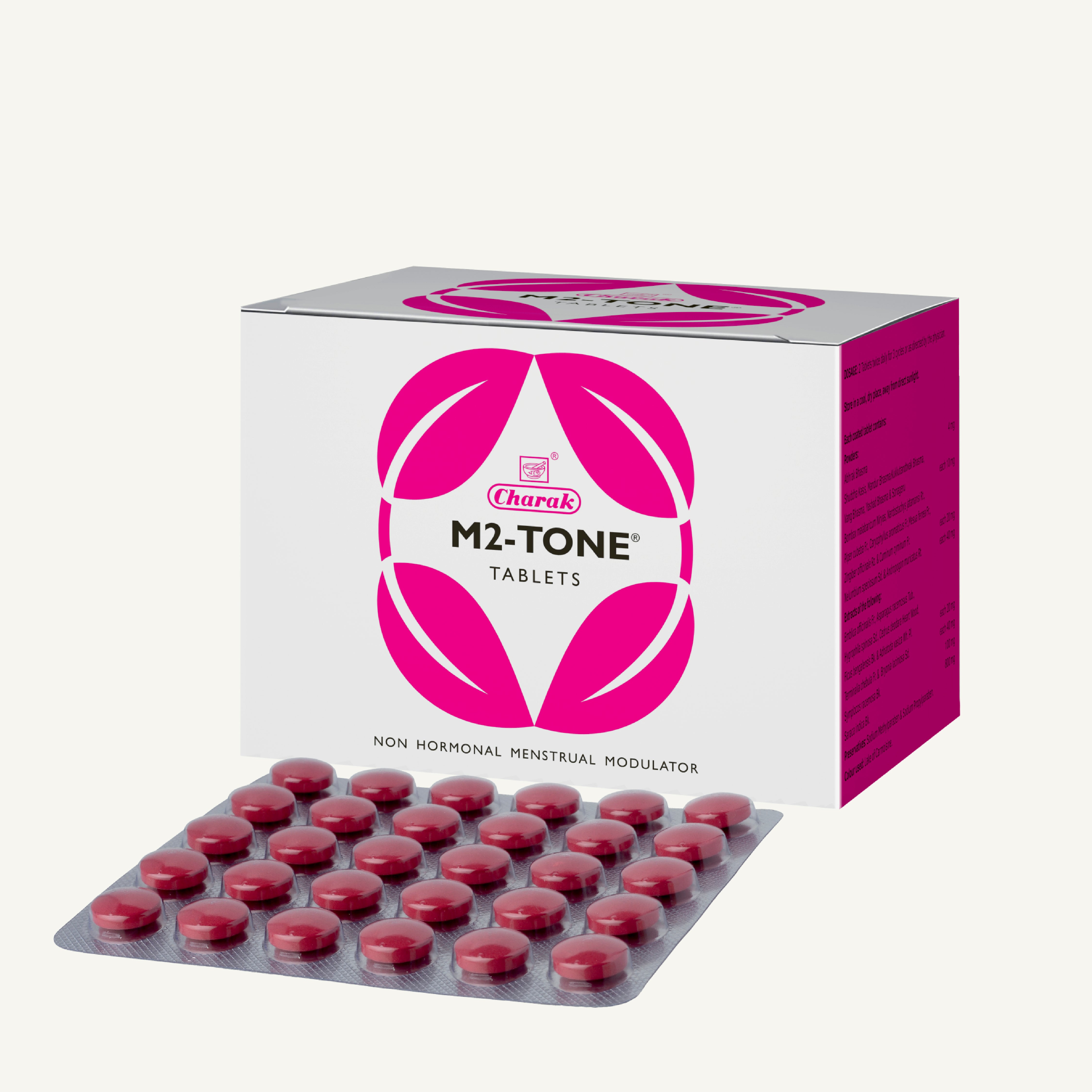 Charak M2-Tone Tablet 30 Tabs | Ayurvedic Women's Health & Menstrual Wellness